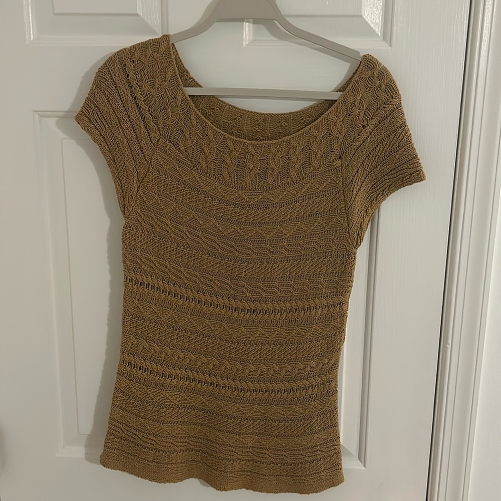 Lauren Ralph Lauren 100% cotton sweater top. Size M